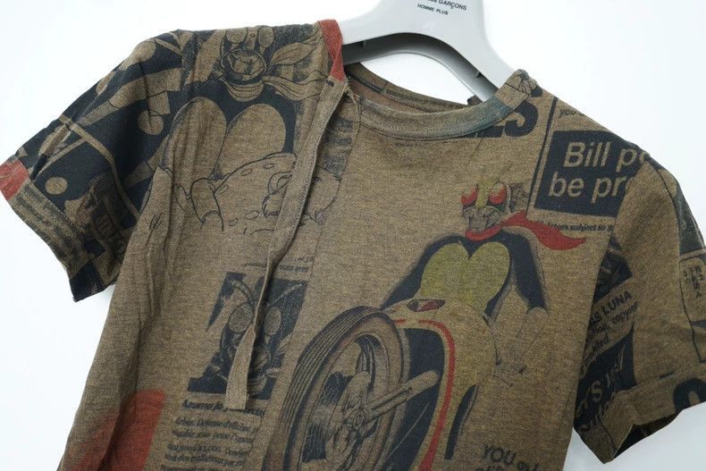 Yohji Yamamoto Yohji Yamamoto Yohji Yamamoto Comic Print Short Sleeve T-S Size US M / EU 48-50 / 2 - 3 Thumbnail