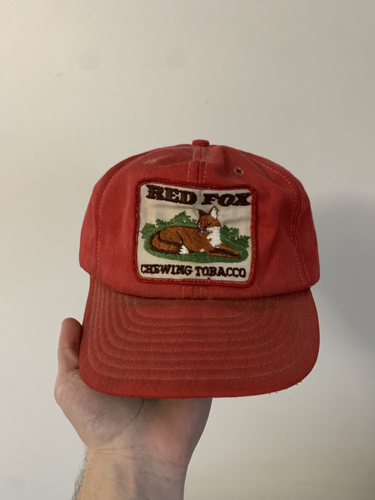 red fox chewing tobacco Vintage Crazy Vintage Red Fox Chewing Tobacco Snapback Hat