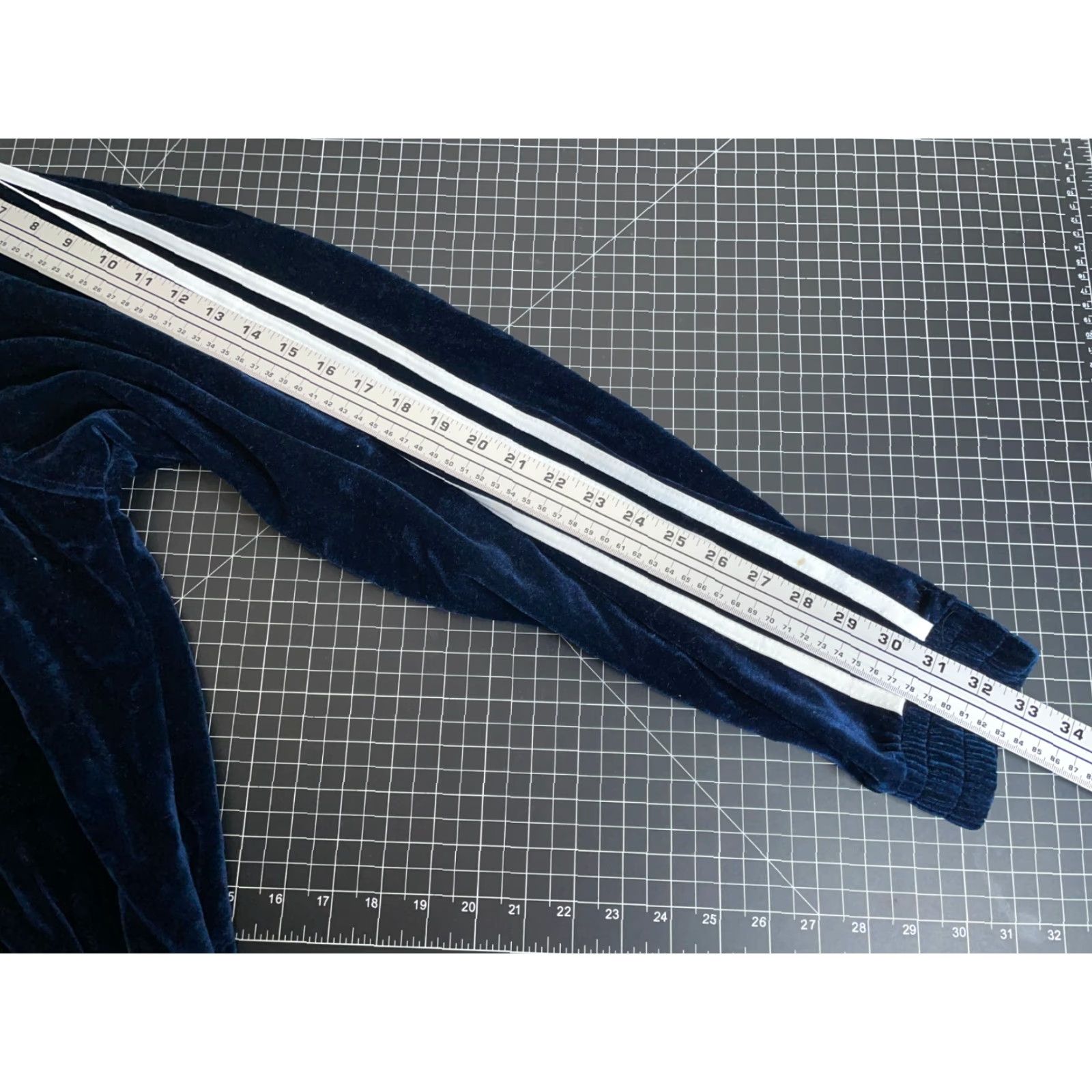 Velour VINTAGE Godbody Hoodie Main Point: Velour Zip Hoodie Men's 3XL Dark Blue White Striped Hip Hop Y2K Size US XXL / EU 58 / 5 - 7 Thumbnail
