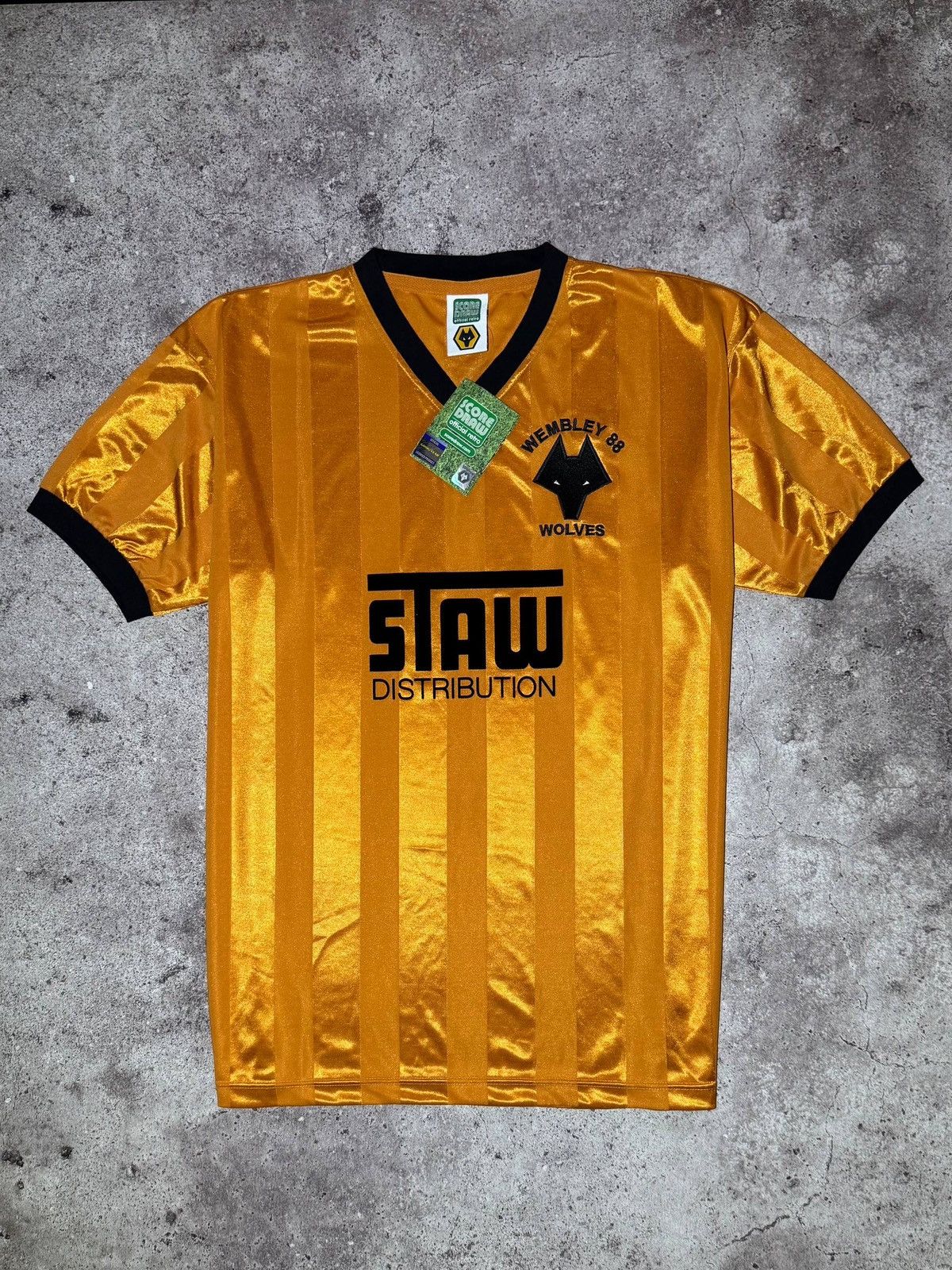 Vintage Wolverhampton Wanderers Football Shirt Soccer Jersey Wolves Size US XL / EU 56 / 4 - 1 Thumbnail