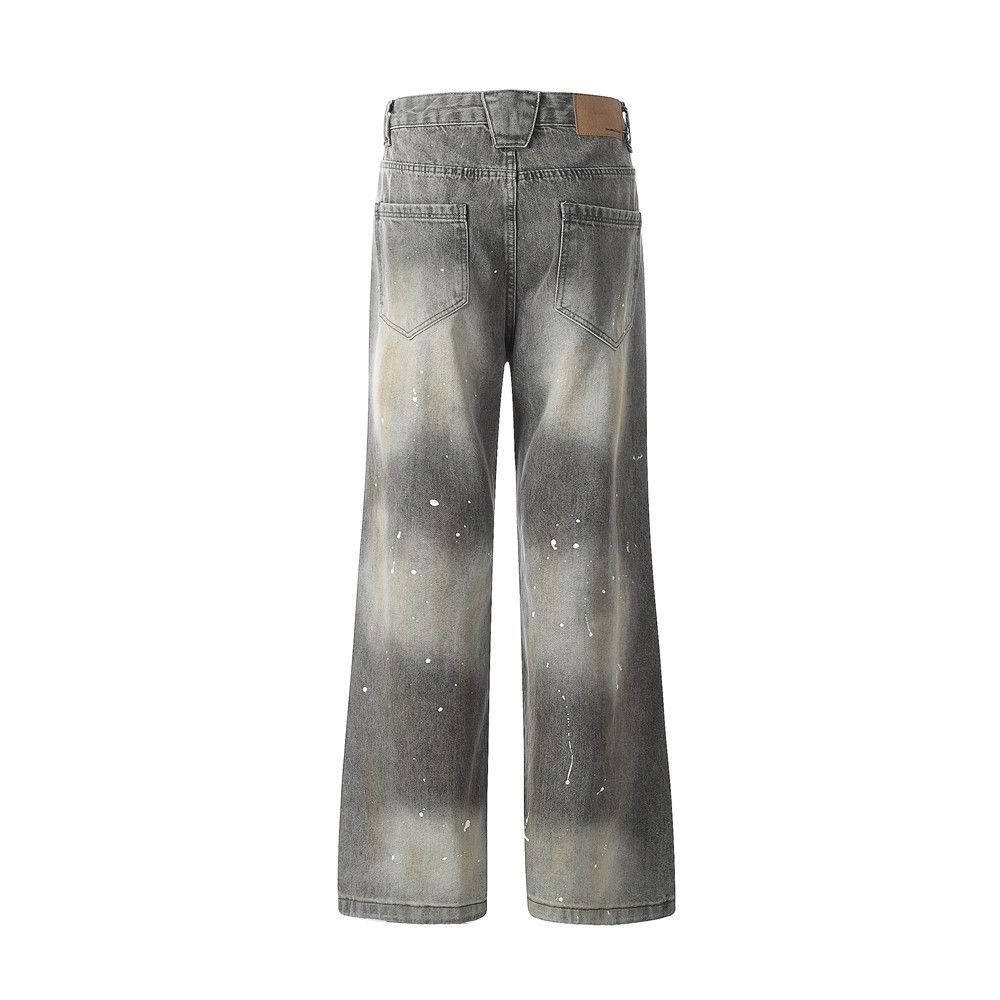 Japanese Brand × Vintage Men's punk distressed washed gradient jeans y2k Size US 32 / EU 48 - 3 Thumbnail