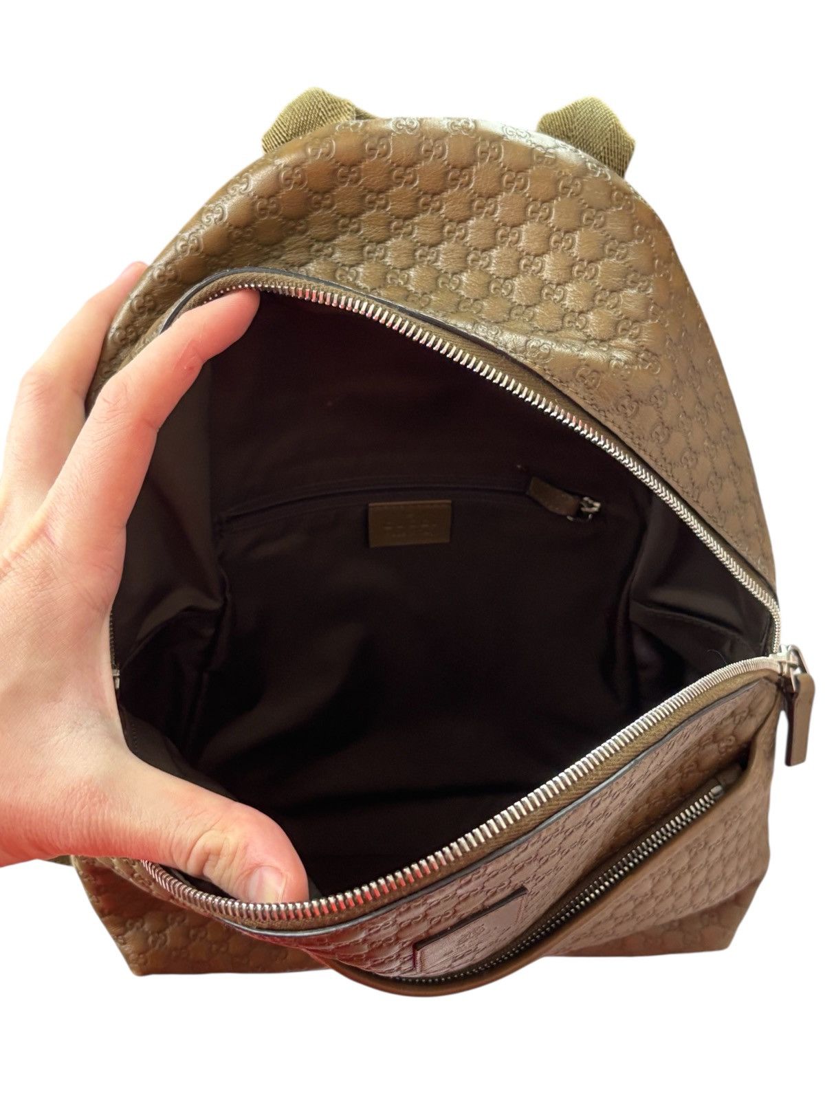 Gucci Gucci Marmont Monogram leather backpack Size ONE SIZE - 3 Thumbnail