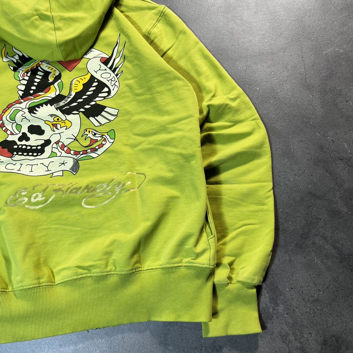 Ed Hardy Vintage Y2K Ed Hardy Big Logo Swag Zip Hoodie Sweatshirt Size US S / EU 44-46 / 1 - 14 Thumbnail