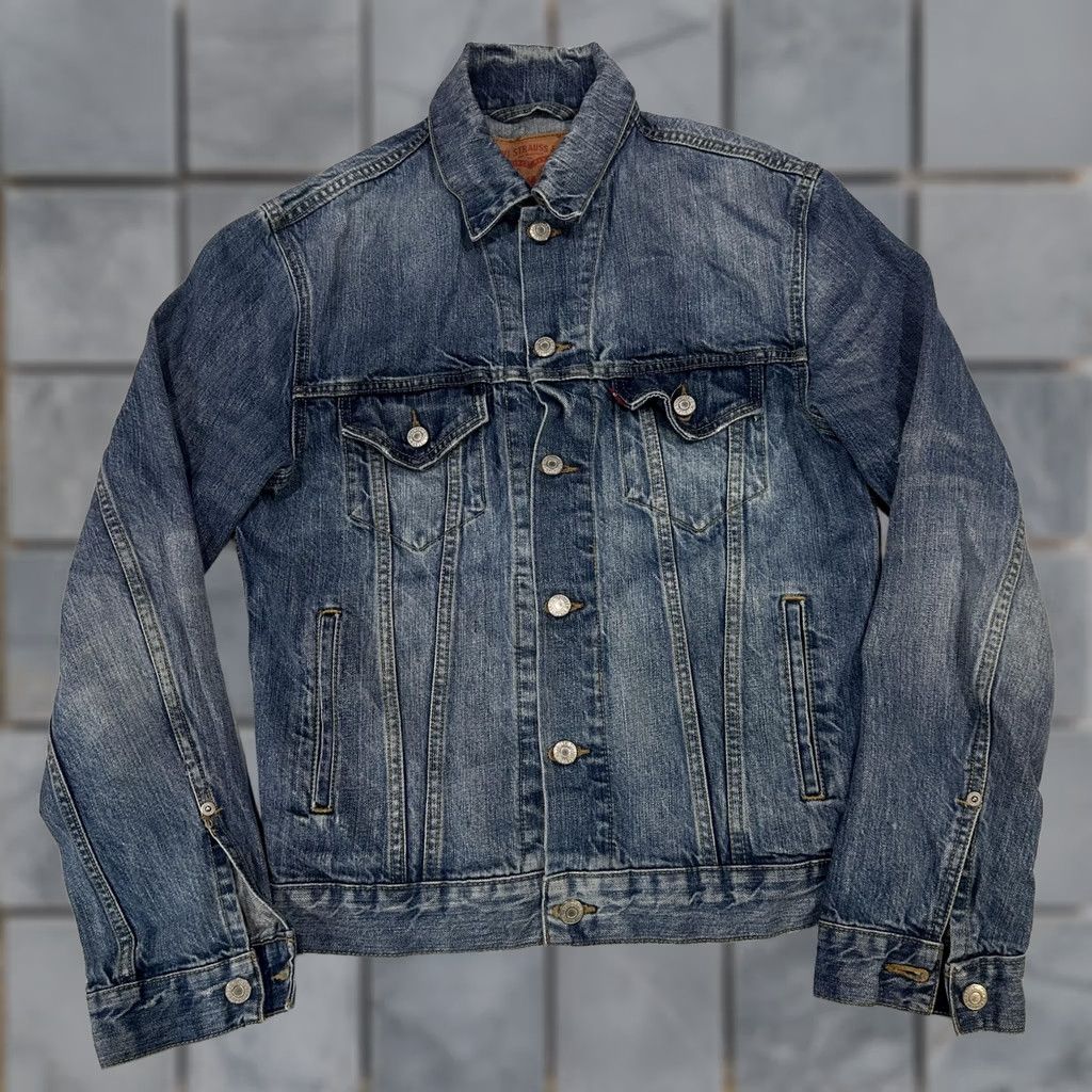 Levi's × Stussy Stussy x Levi's Dyed Jacquard Trucker Jacket | Grailed