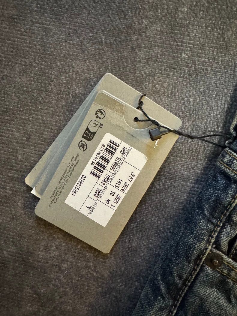 Balenciaga Balenciaga size S Color matching low waist straight jeans Size US 27 - 4 Thumbnail