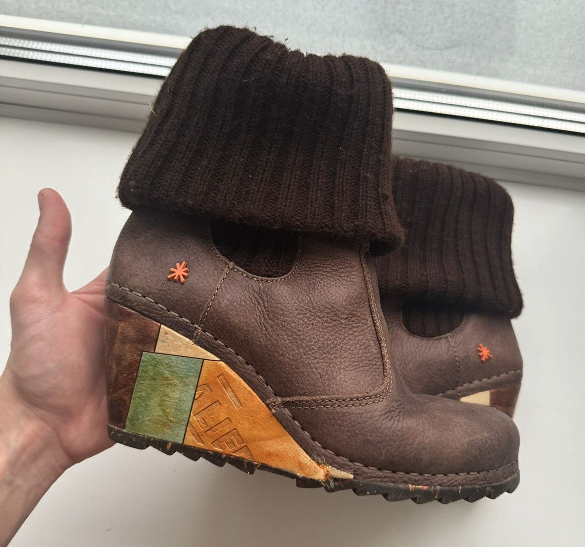 Vintage The art company US7 UE40 Avantgarde platform boots shoes wmn Size US 7 / IT 37 - 21 Thumbnail
