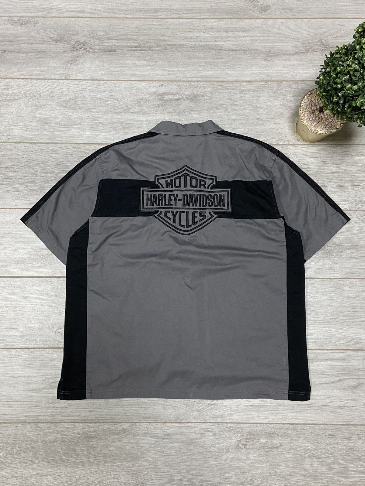 Vintage Harley Davidson eagle 🦅 vintage big logo shirt buttons Size US XL / EU 56 / 4 - 1 Thumbnail