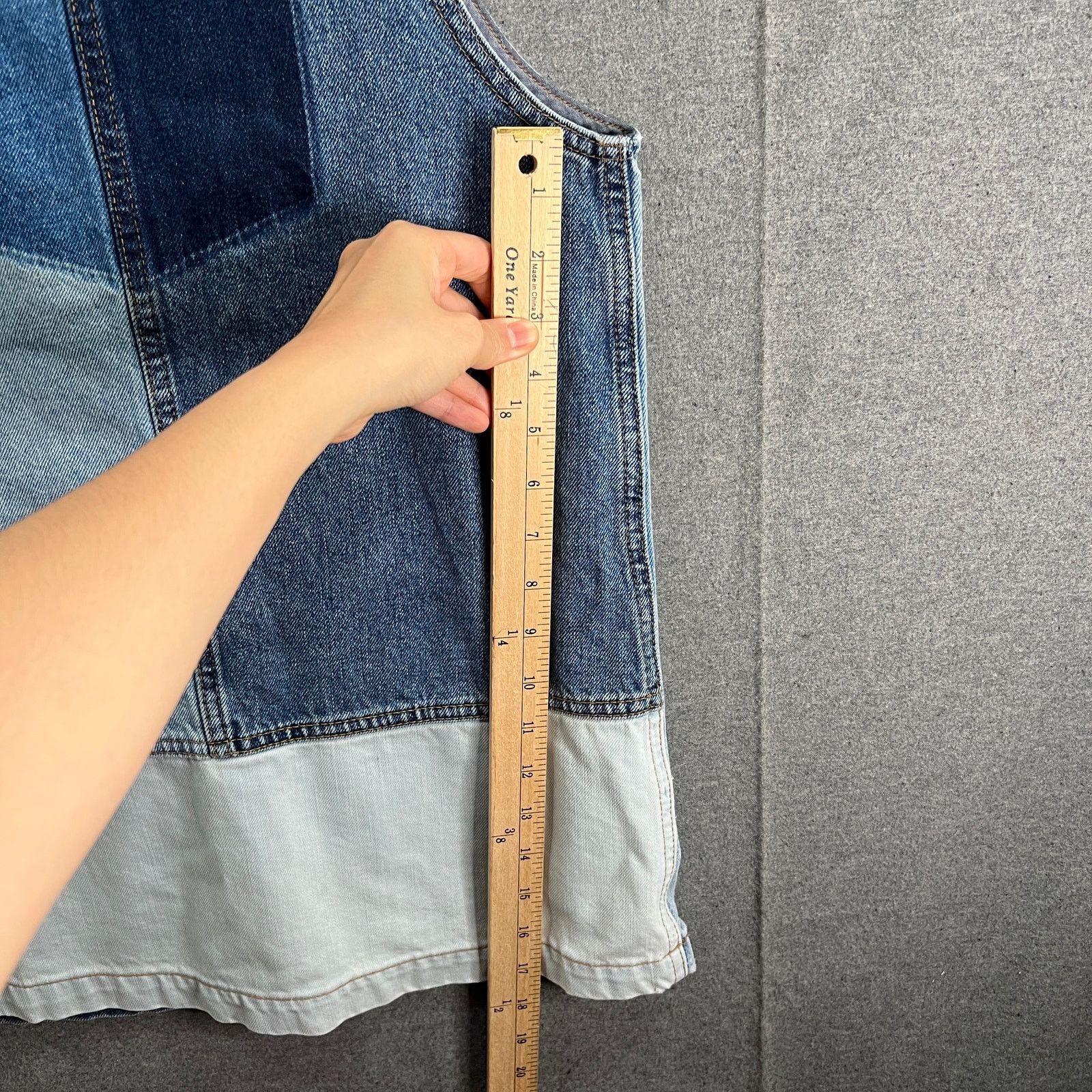 Topshop Top Shop MOTO Overall Jeans Dress Women Size 2 Blue Denim Size XS / US 0-2 / IT 36-38 - 8 Thumbnail