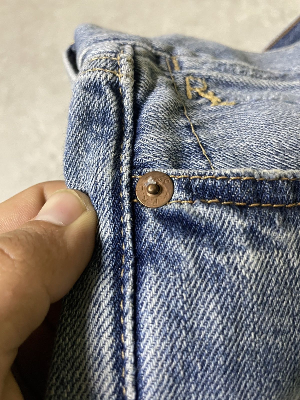 RRL Ralph Lauren RRL Polo Ralph Lauren Fall RaRe 2010 Distress Denim Size US 28 / EU 44 - 7 Thumbnail