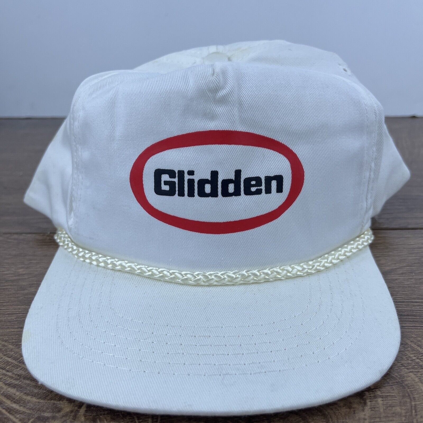 Other Glidden Hat Snapback White Adjustable Hat Adult Size Hat Whi Size ONE SIZE - 3 Thumbnail