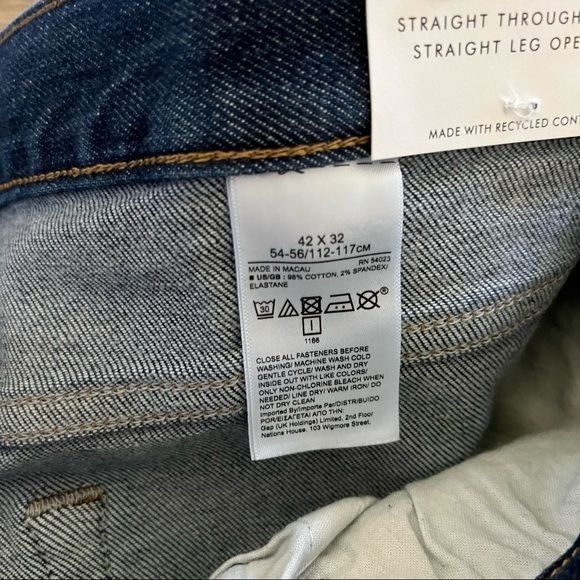 Banana Republic Banana Republic Organic Straight Leg Denim Jeans Size US 42 / EU 58 - 7 Thumbnail