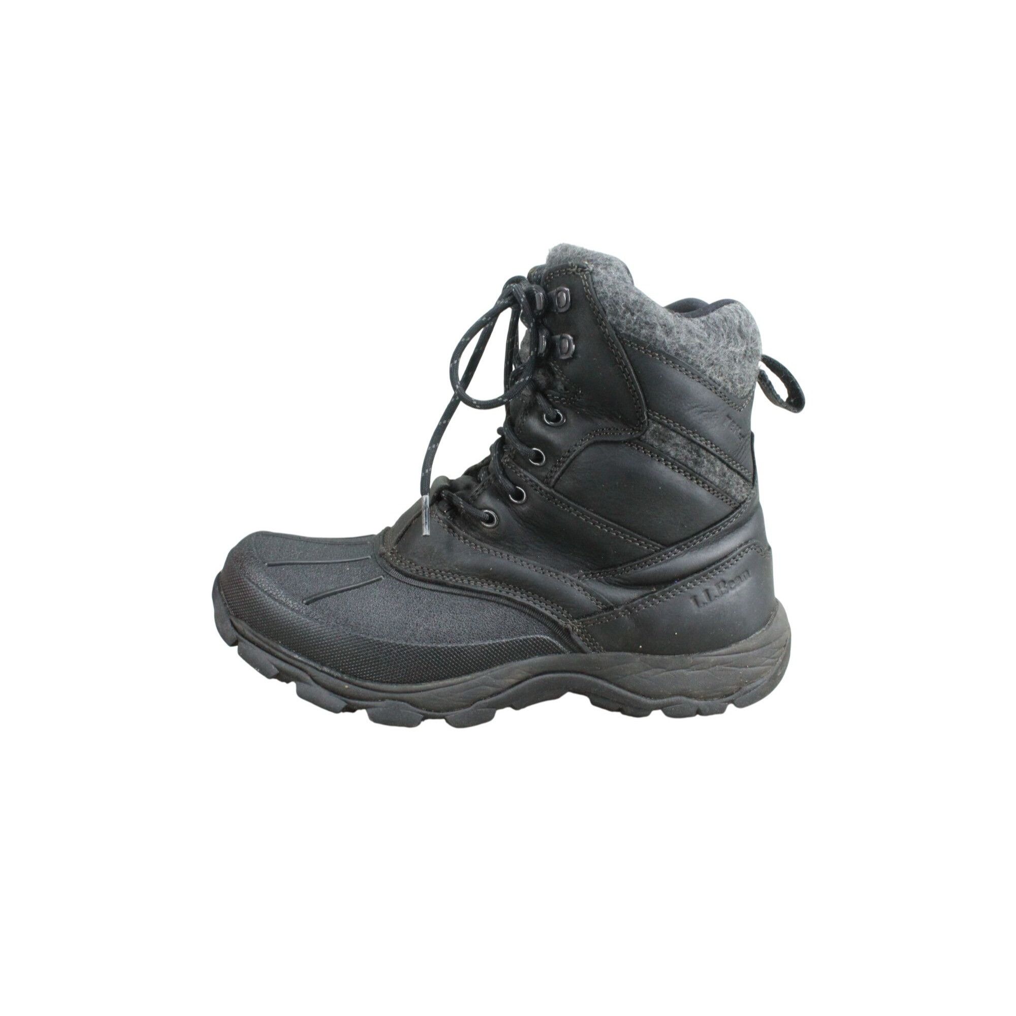 L.L. Bean Men\'s Black and Gray Snow Boots Mens LL Bean Tek 2.5 Primaloft Insulated | Mercari main image 4