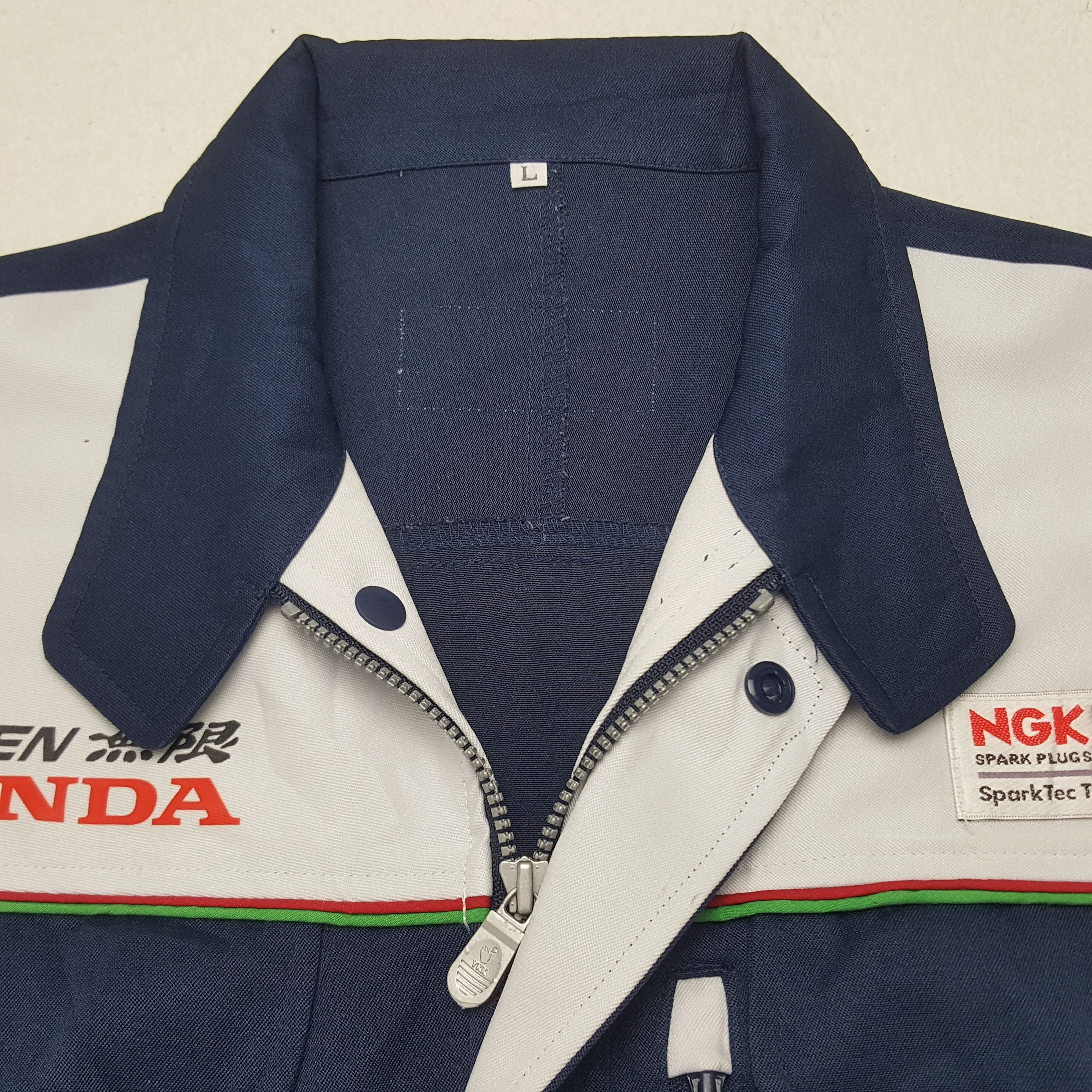 Honda × Japanese Brand × Vintage Vintage Mugen Honda Japanese Racing Team Custom Art Jacket Size US XL / EU 56 / 4 - 5 Thumbnail