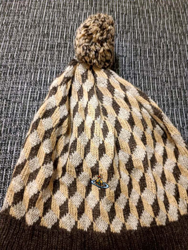 Vivienne Westwood vivienne westwood knit wool snow caps logo embroidery Size ONE SIZE - 3 Thumbnail