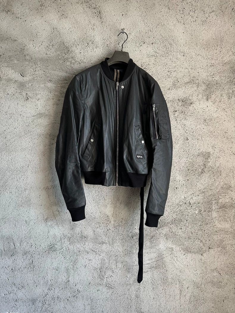 Rick Owens Rick Owens Cropped Flight Jacket Size US M / EU 48-50 / 2 - 1 Thumbnail