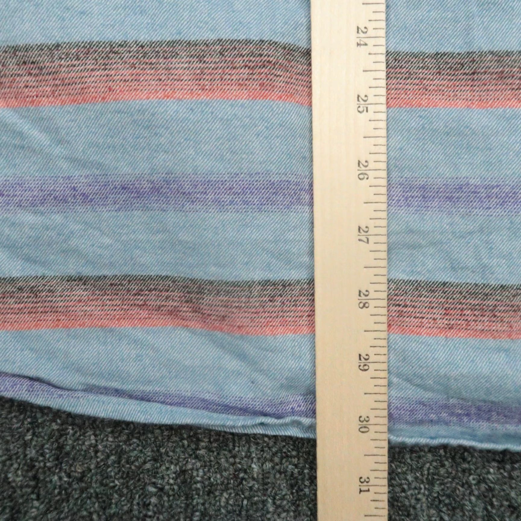 johnnie-O Johnnie O Hoodie Mens XXL Blue Striped Melton Surf Flannel Button Shirt Size US L / EU 52-54 / 3 - 7 Thumbnail