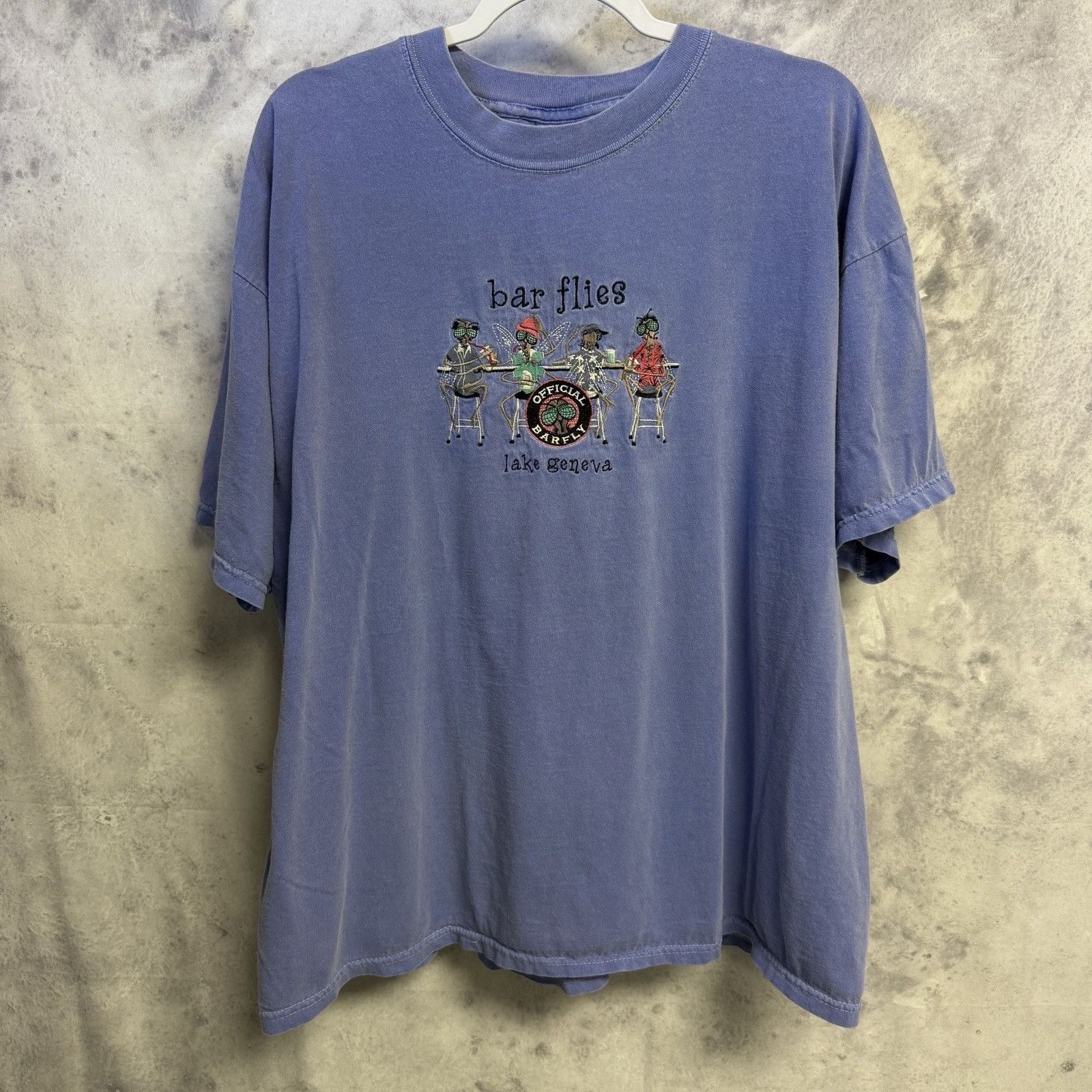 Vintage Vintage Bar Flies Lake Geneva Travel Tourist T Shirt 2XL Size US XXL / EU 58 / 5 - 2 Thumbnail