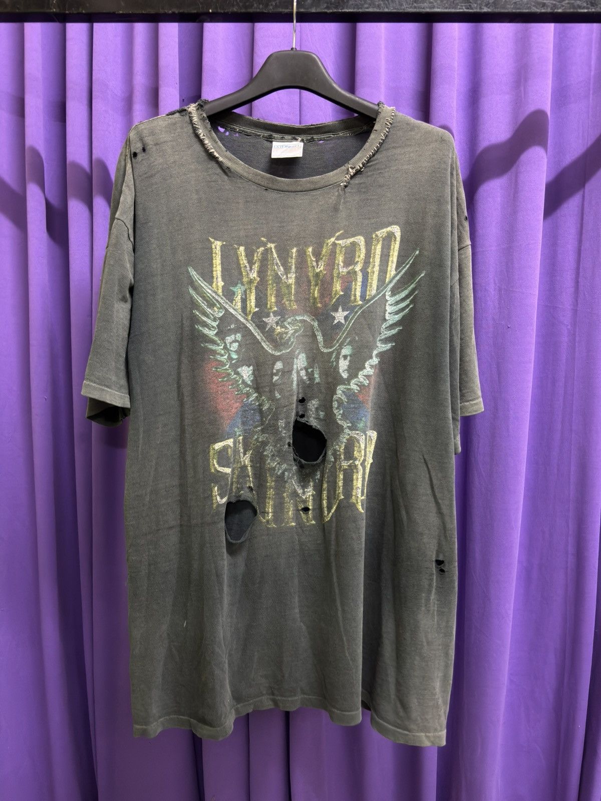 Band Tees vintage distressed sun faded lynyrd skynyrd thrashed erd Size US XL / EU 56 / 4 - 1 Thumbnail