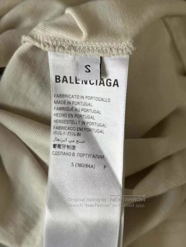 Balenciaga Balenciaga Fuzzy Coca-Cola Short Sleeve T-Shirt White S Size US S / EU 44-46 / 1 - 4 Thumbnail