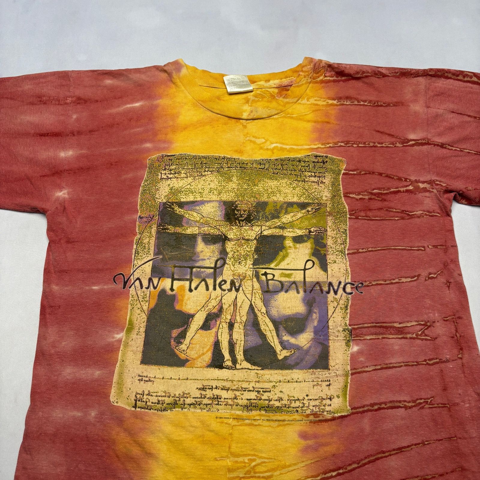 Vintage Vintage 1995 Van Halen Balance Tour Tie Dye Shirt Men's XL Size US XL / EU 56 / 4 - 2 Thumbnail