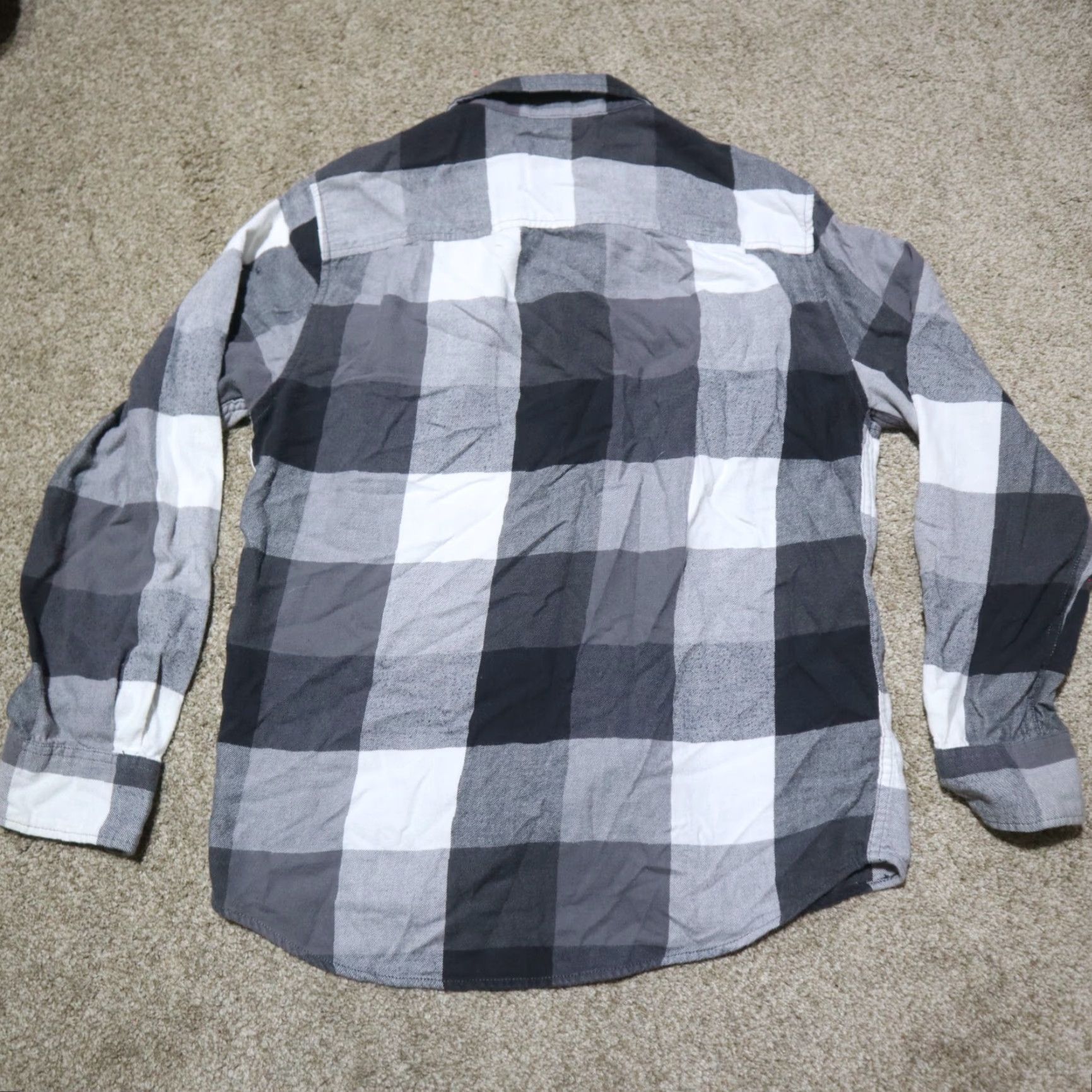 Vintage Nike Shirt Arizona Gray Plaid Long Sleeve Button-Down Casual M Mens Regular Cotton Flannel Shirt Size US M / EU 48-50 / 2 - 8 Thumbnail