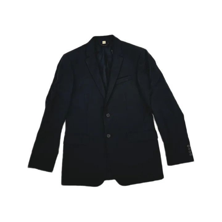 Burberry Burberry Slim Fit Solid V-Neck Blazer-2507