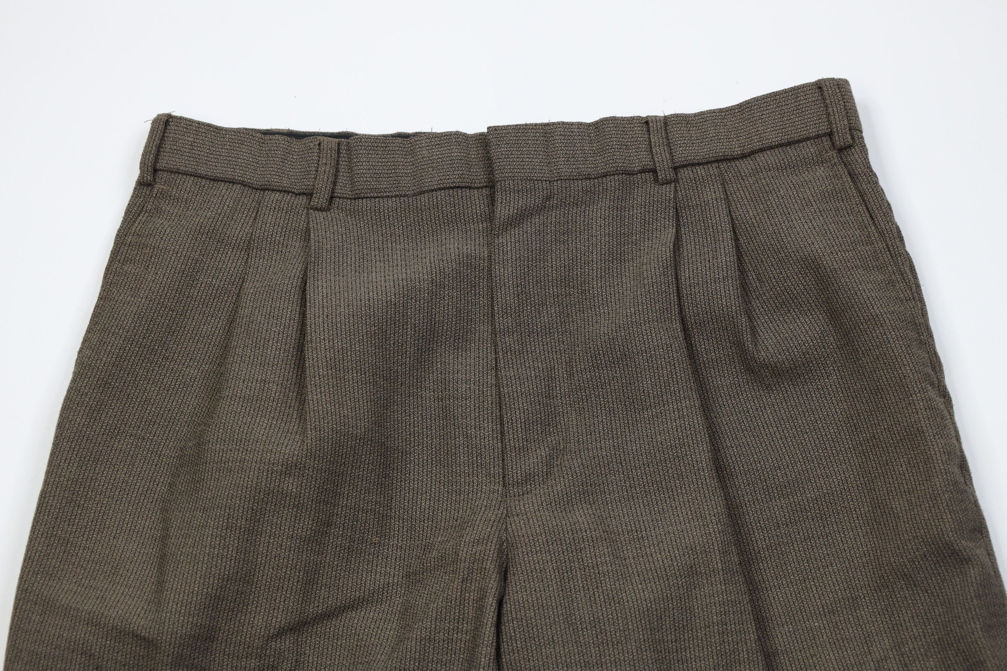 Vintage Vintage 90s Streetwear Ribbed Knit Wide Leg Chino Pants Size US 34 / EU 50 - 2 Thumbnail