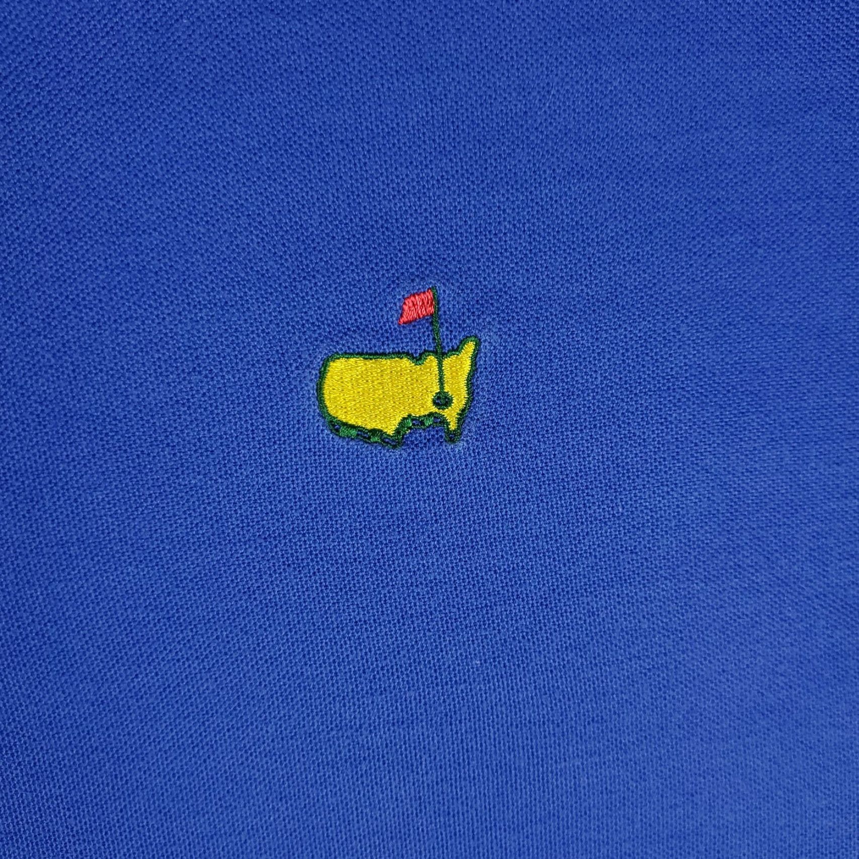 Vintage Masters Golf Polo Shirt Mens Large Blue Solid Short Sleeve Classic Activewear Size US L / EU 52-54 / 3 - 3 Thumbnail