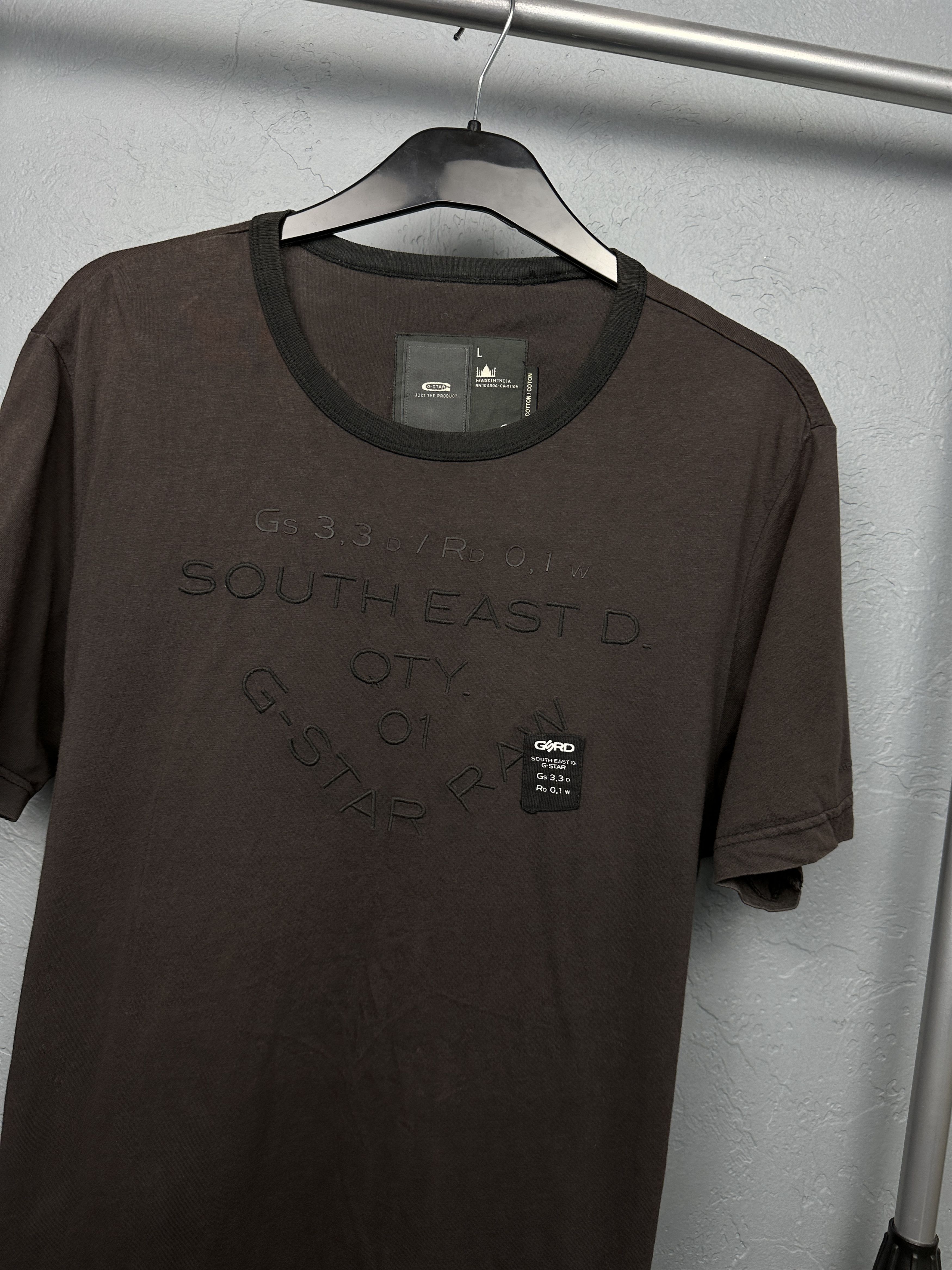 G-Star × Vintage G Star Raw Vintage Mens Trest T-Shirt Tee Y2K Size US L / EU 52-54 / 3 - 2 Thumbnail