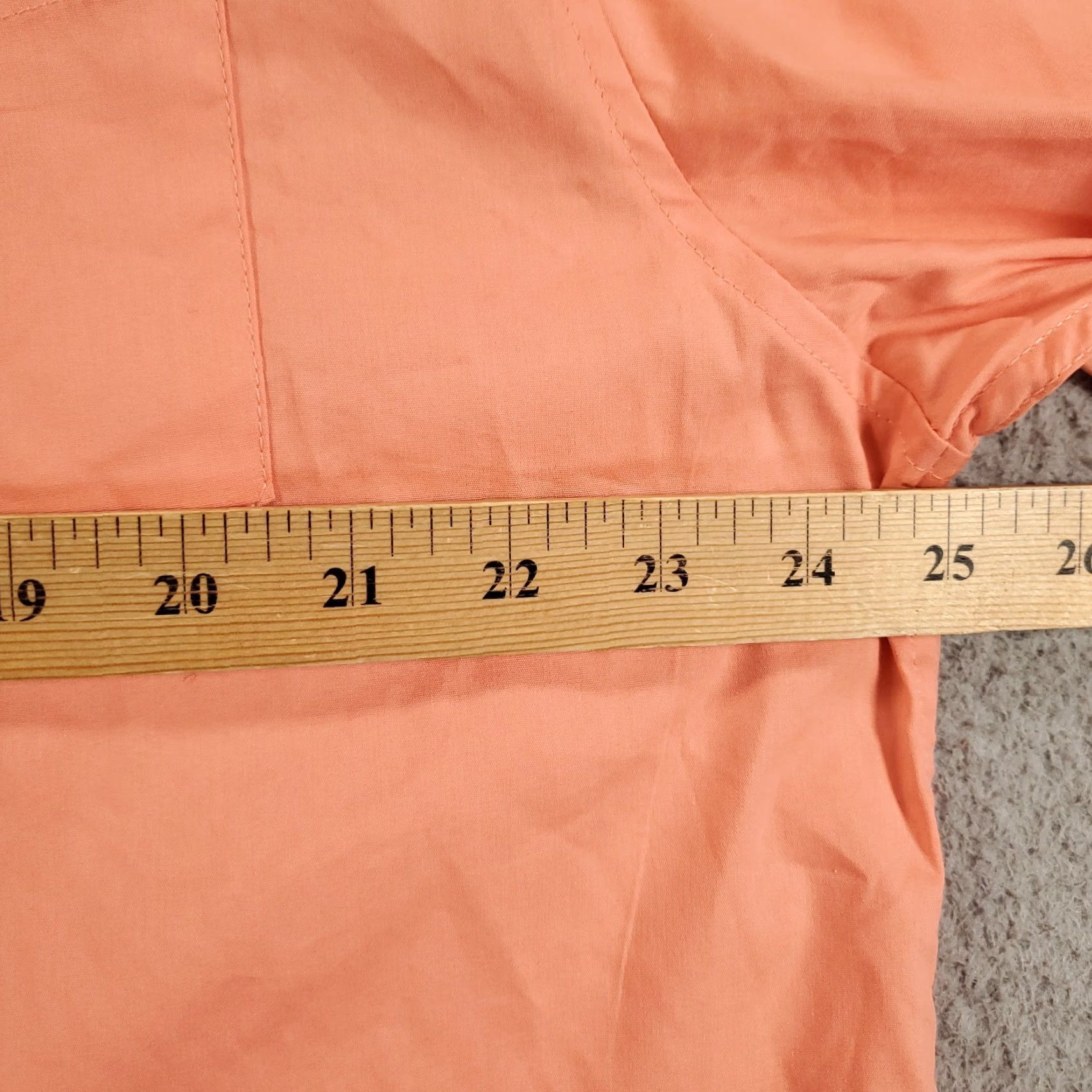 Pinko PINK Mens Button Up Shirt Size 1X Orange Pink Short Sleeve Shirt Stretch Comfort Size US XL / EU 56 / 4 - 4 Thumbnail