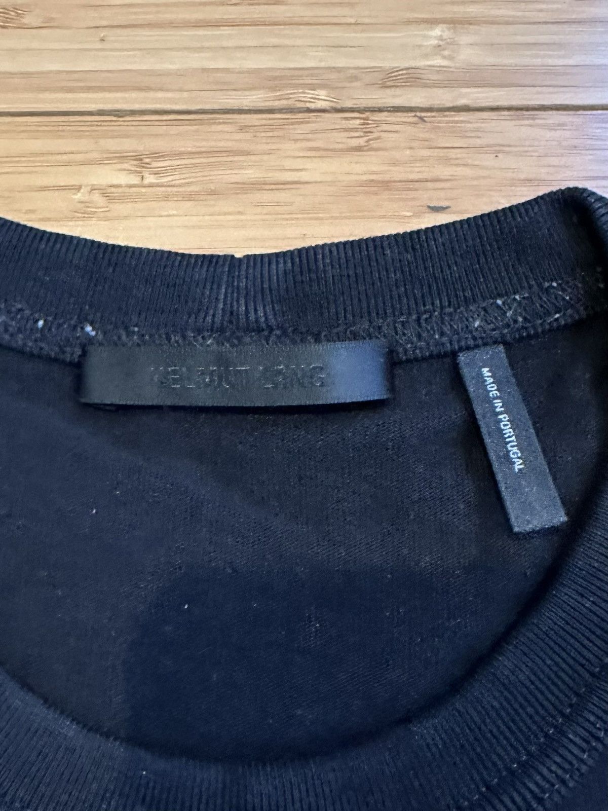 Helmut Lang Helmut Lang Black Graphic Logo Tee Size M Portugal Size US M / EU 48-50 / 2 - 5 Thumbnail