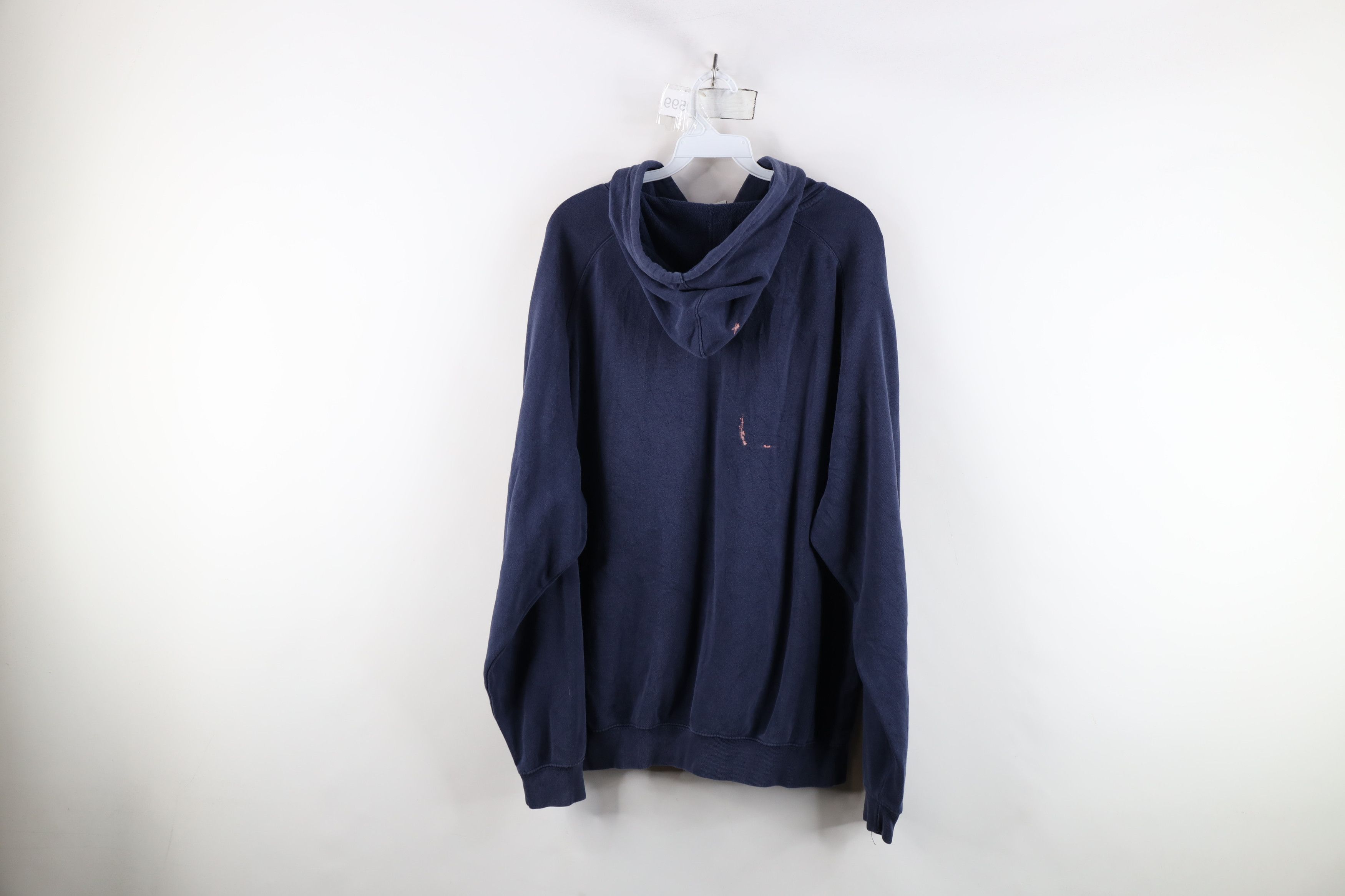 Nike × Vintage Vintage Nike Football Travis Scott Center Swoosh Hoodie Blue Size US L / EU 52-54 / 3 - 13 Thumbnail