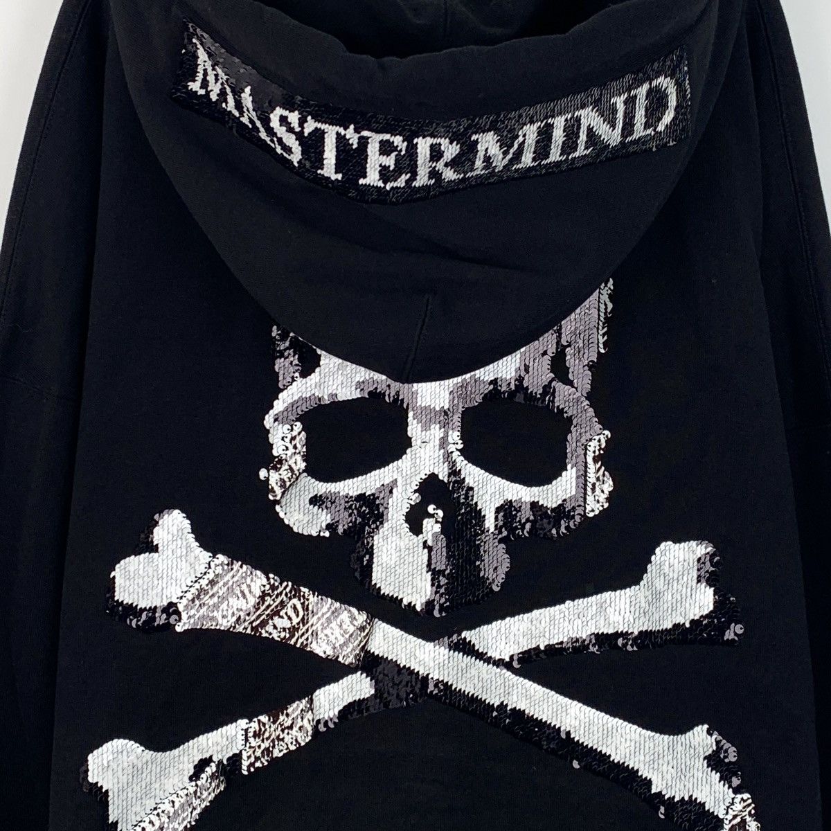 Mastermind World Mastermind World Black Skull Sequins Hooded Sweatshirt Size S / US 4 / IT 40 - 6 Thumbnail
