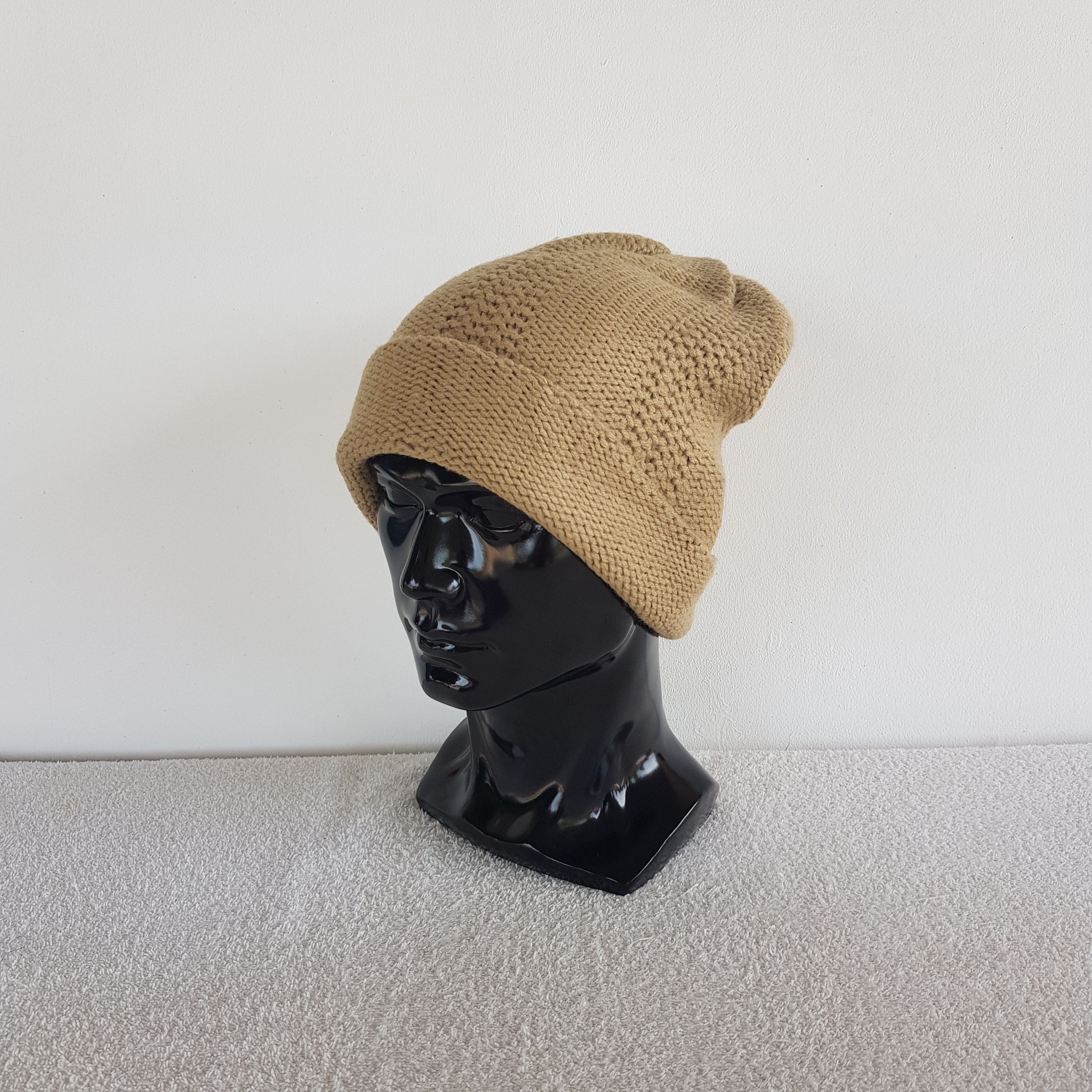Other Vintage Japanese Beanie Fair Isle Ribbed Knit Snow Caps Hats Size ONE SIZE - 1 Thumbnail