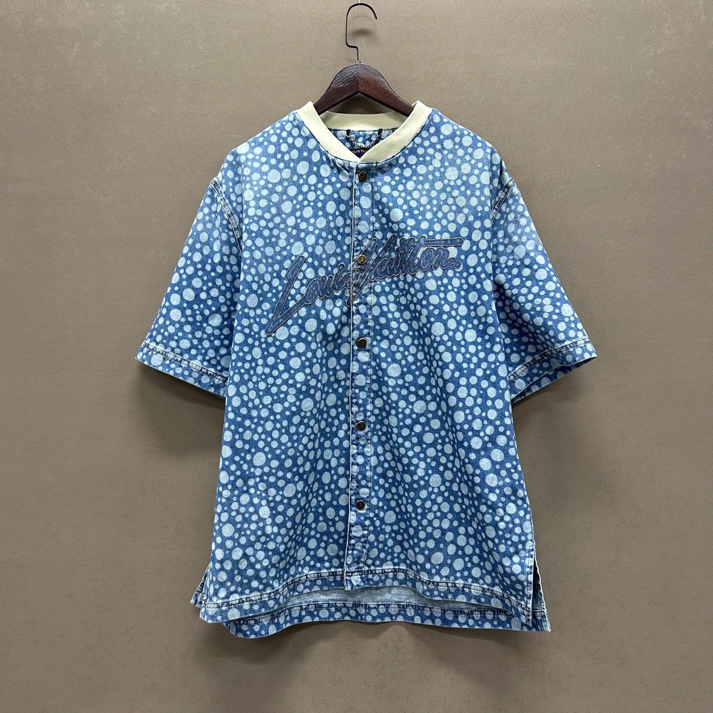 Louis Vuitton LV Yayoi Kusama Polka Dot Denim Tee 4L Size US XXL / EU 58 / 5 - 1 Thumbnail