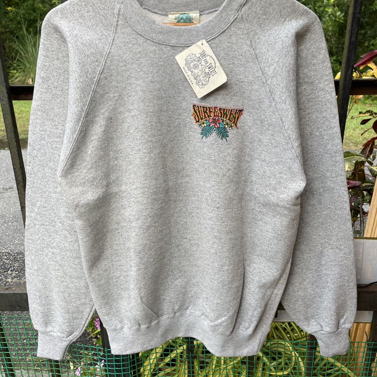 Other 🔥NOS Unworm 90s Surf & Sweat Big Surfing Logo Sweatshirts Size US S / EU 44-46 / 1 - 4 Thumbnail