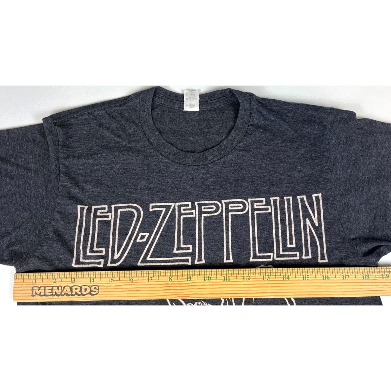 Vintage Led Zeppelin United States of America 1977 T-Shirt 707 Fantasy Activewear Sz M Gray Band Music T-Shirt Mens Women’s? Size US M / EU 48-50 / 2 - 5 Thumbnail