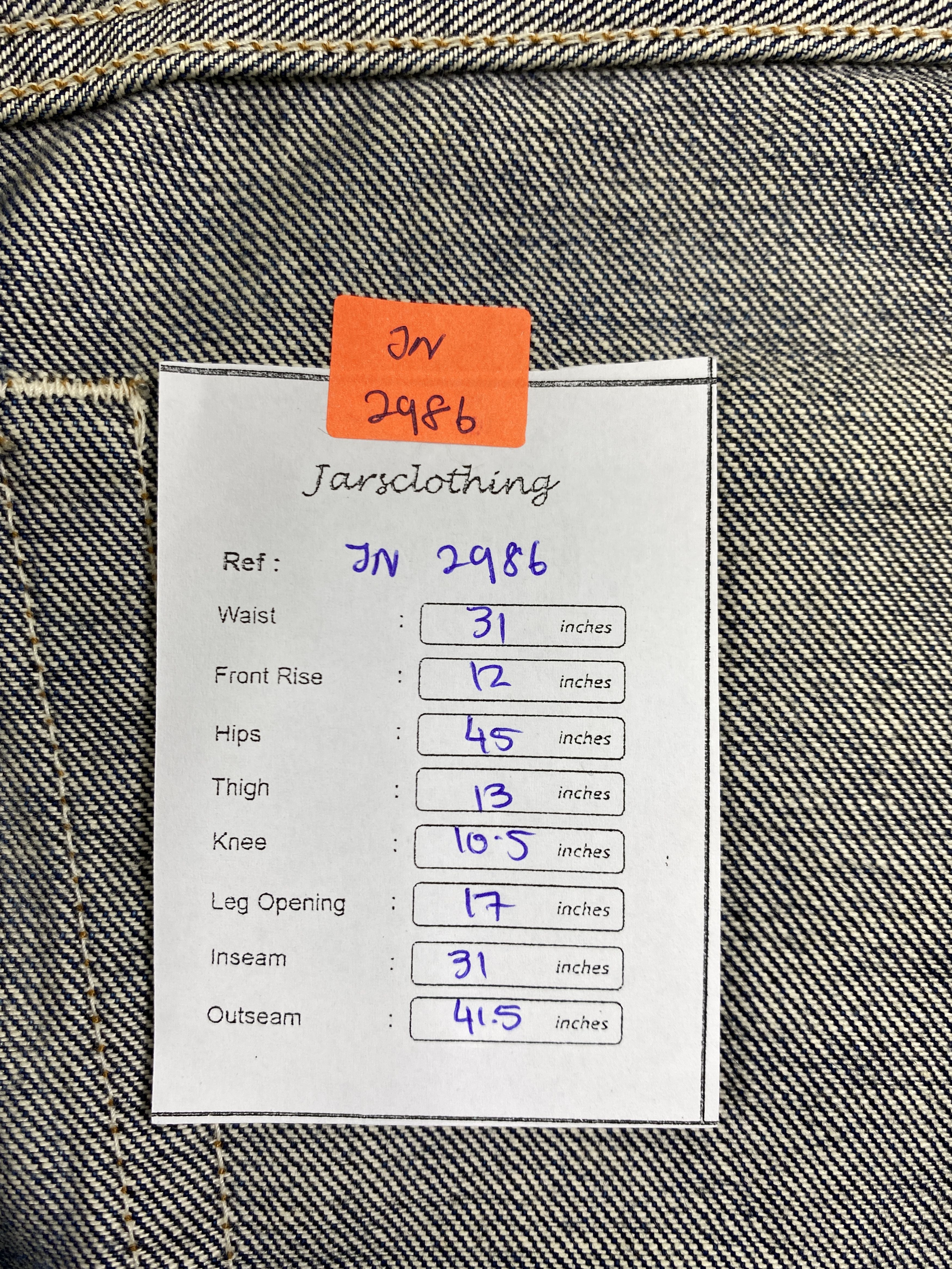 Levi's Vintage Clothing Vintage Levis Jeans 31x31 - JN 2986 Size US 31 - 8 Thumbnail