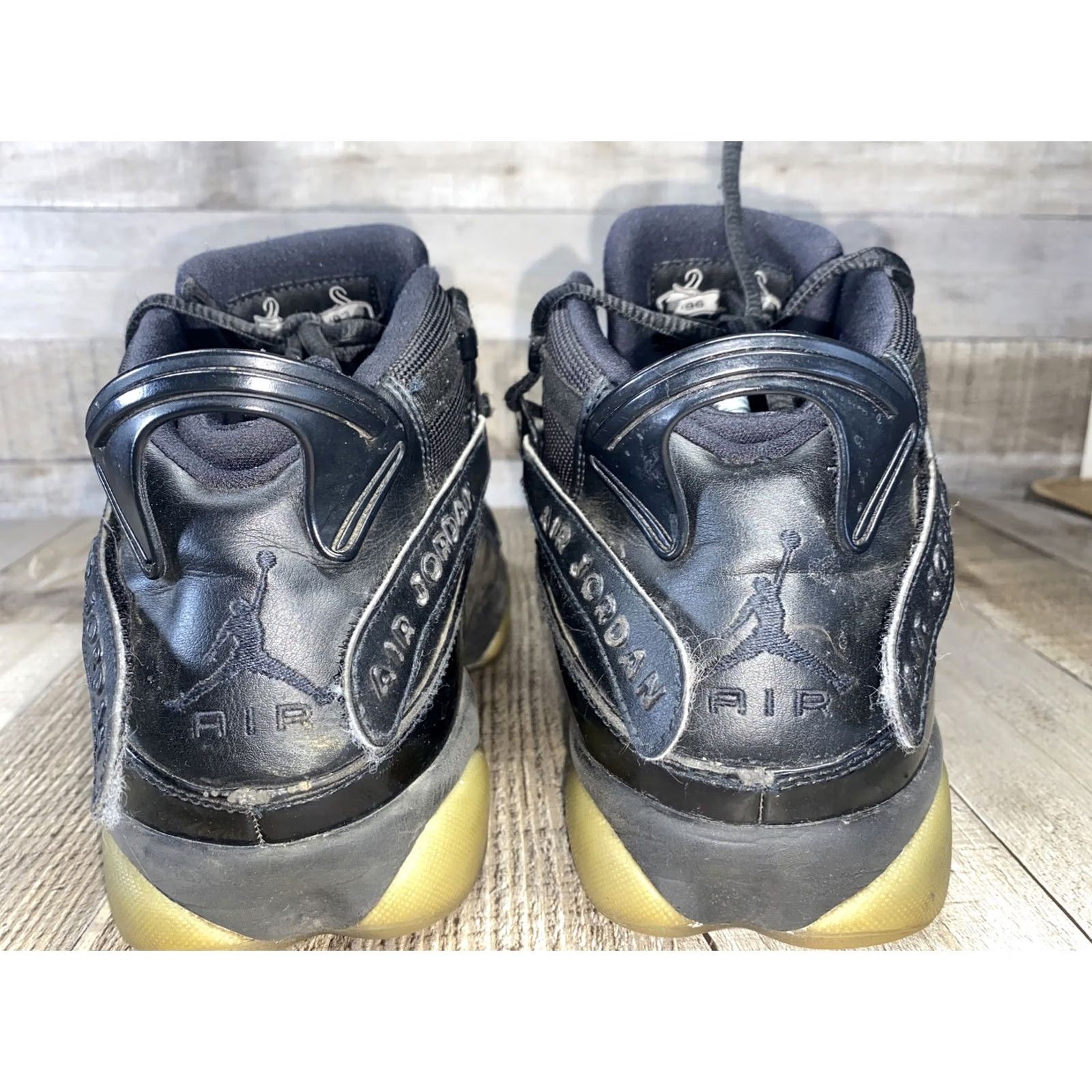 Jordan Brand Air Jordan 6 Rings Black Ice Basketball Shoes 322992-011 Mid Top Mens 9 Size US L / EU 52-54 / 3 - 5 Thumbnail