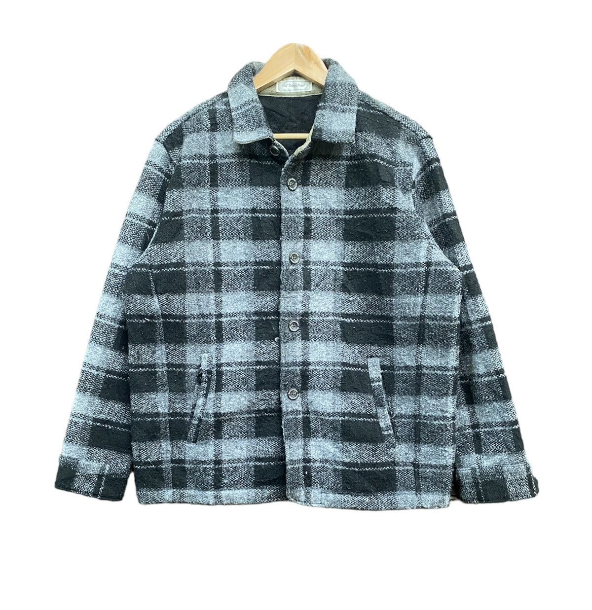 Golden Bear × Vintage Vintage Golden Bear Checkered Sherpa Flannel Size US L / EU 52-54 / 3 - 1 Thumbnail