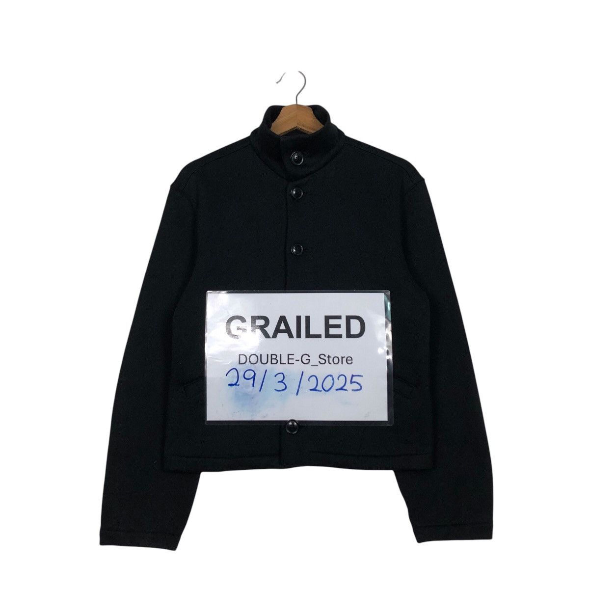 Japanese Brand 📌Rich Black Vintage Cardigan Jacket Uniqlo Undercover Size US M / EU 48-50 / 2 - 1 Thumbnail