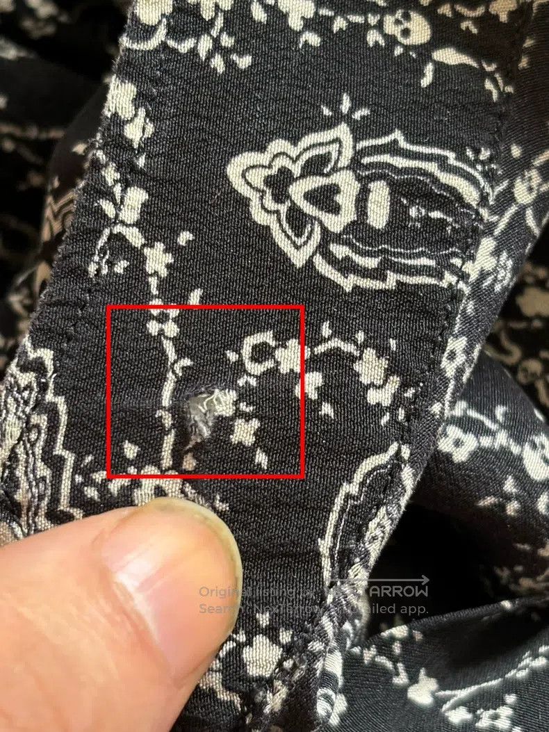 Saint Laurent Paris Saint Laurent Paris size 39 Mulberry Silk Cashew Flower Sh Size US M / EU 48-50 / 2 - 8 Thumbnail