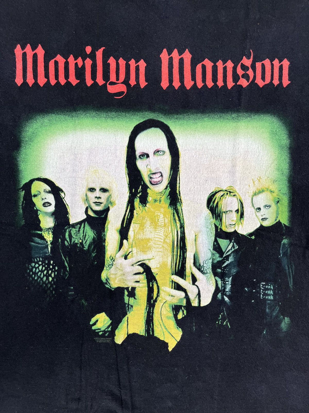 Marilyn Manson × Vintage Vintage Marilyn Manson Band Tee Size US M / EU 48-50 / 2 - 3 Thumbnail