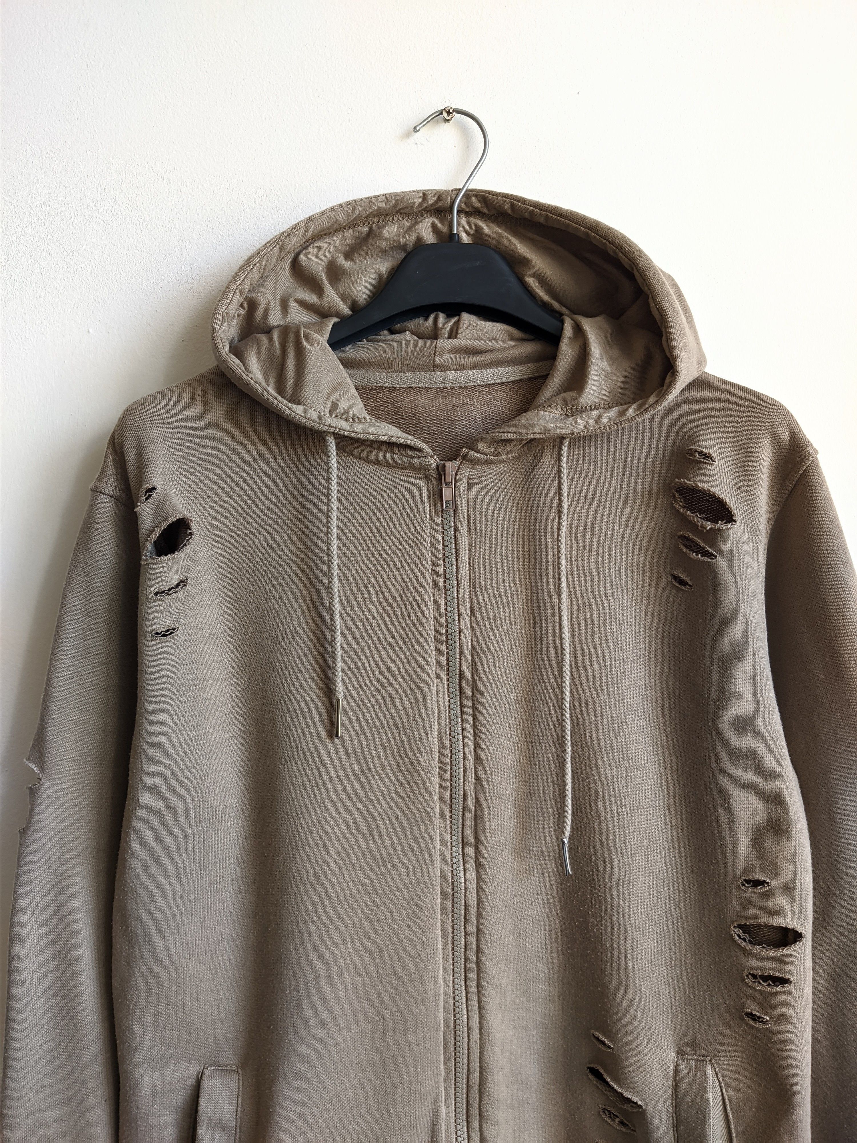Vintage Vintage distressed zip hoodie grunge Size US M / EU 48-50 / 2 - 2 Thumbnail