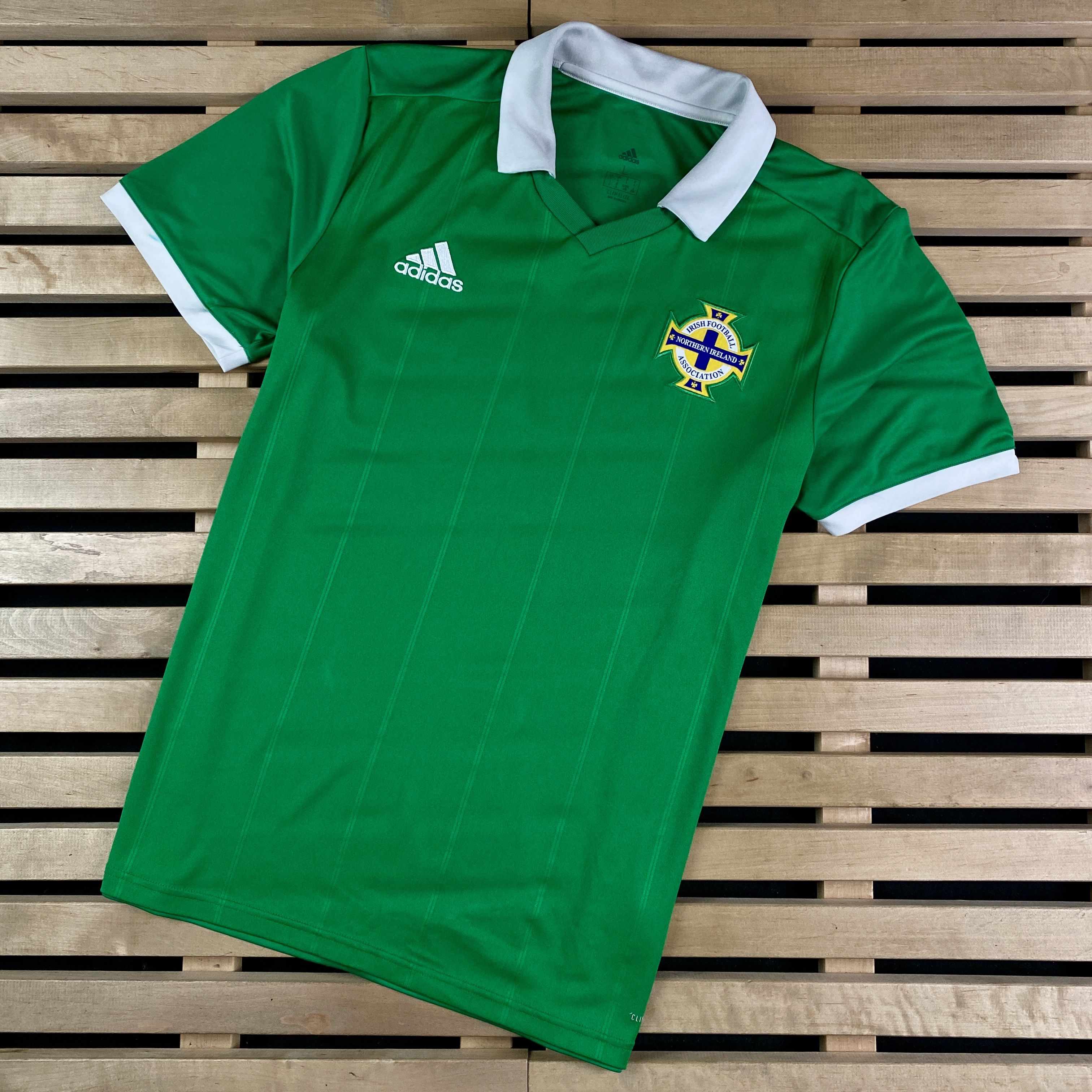 Adidas Soccer Jersey Football Jersey T Shirt Polo Adidas Northern Ireland Size L Grailed