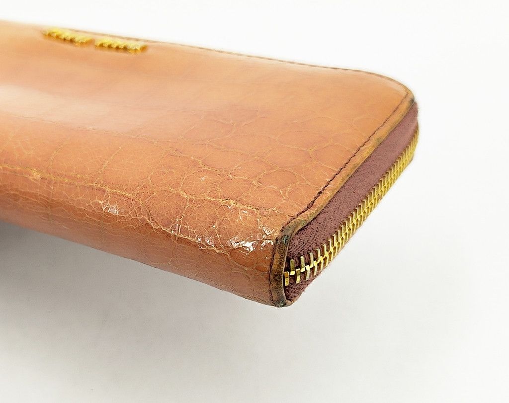 Miu Miu original MIU MIU full leather zip long wallet Size ONE SIZE - 10 Thumbnail