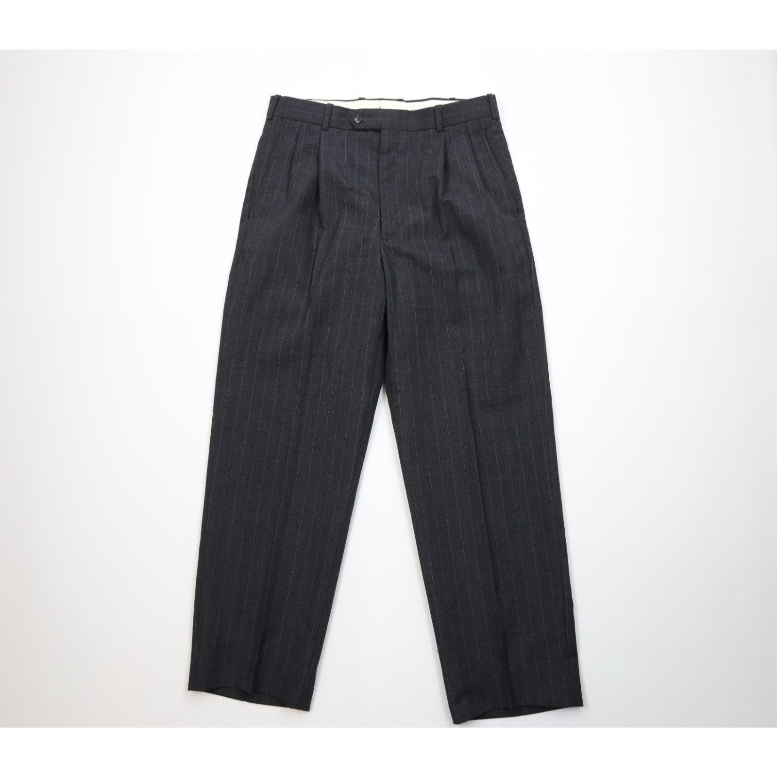 Vintage Vintage 90s Streetwear 2 Piece Wool Blend Wedding Suit Size 40R - 10 Thumbnail