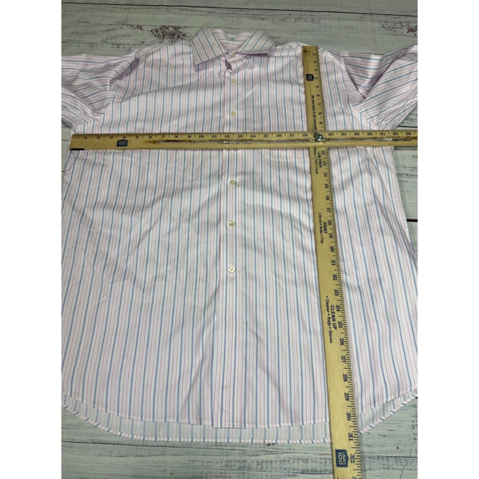 Tommy Bahama Tommy Bahama Shirt Mens Long Sleeve Button-Up Sz 16.5 Pink Stripe Cotton Size US XL / EU 56 / 4 - 2 Thumbnail