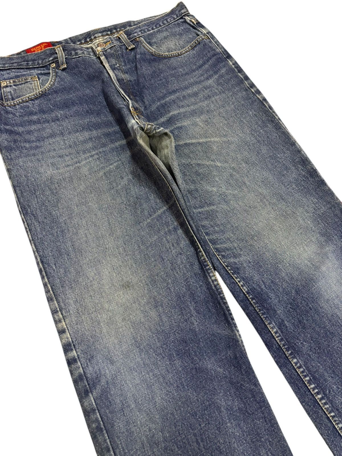 Edwin × Japanese Brand × Vintage Vintage Edwin 914 Classic Faded Blue Washed Jeans Size US 34 / EU 50 - 3 Thumbnail