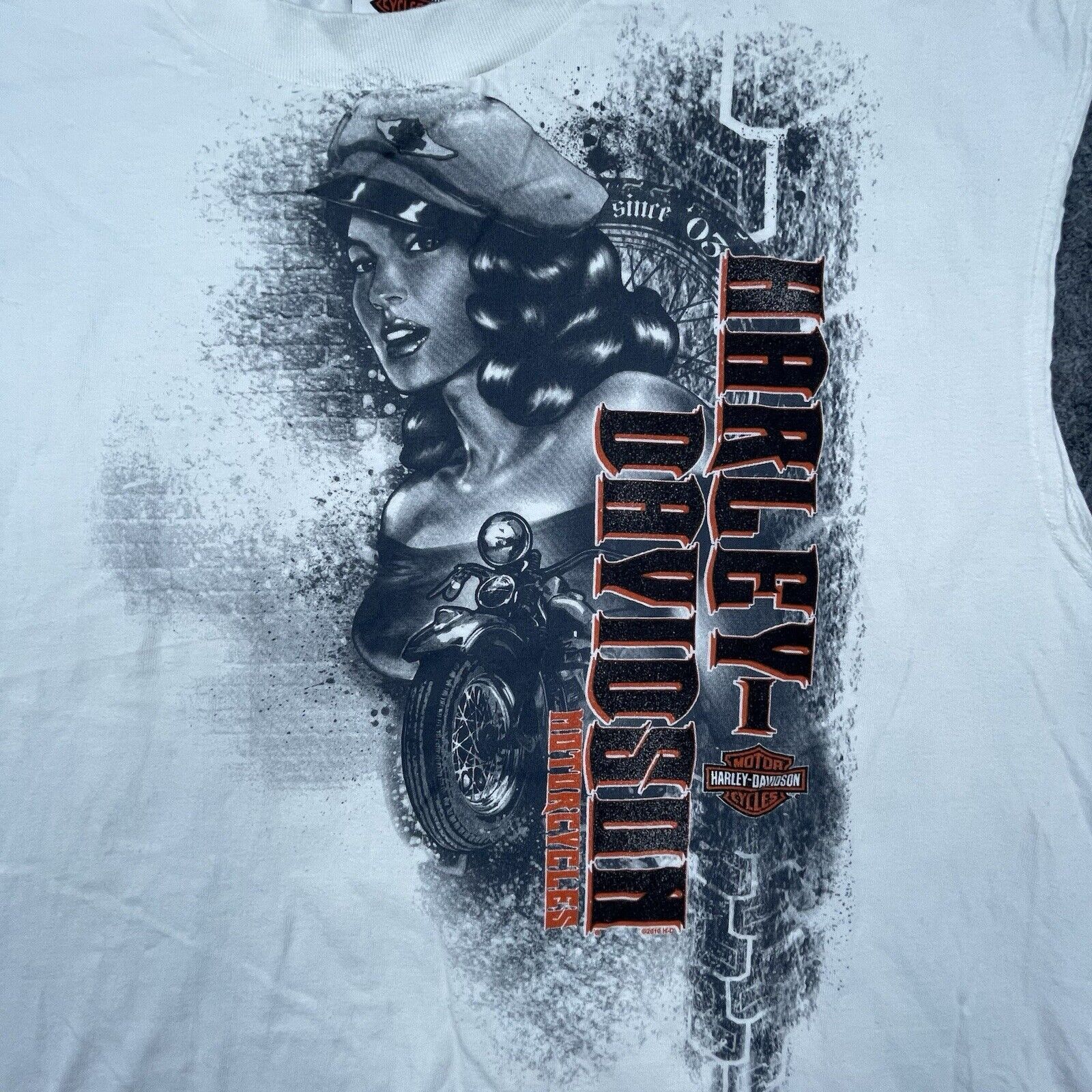 Harley Davidson Harley Davidson Shirt 2XL Pin-Up Girl Visalia California Size US XXL / EU 58 / 5 - 2 Thumbnail